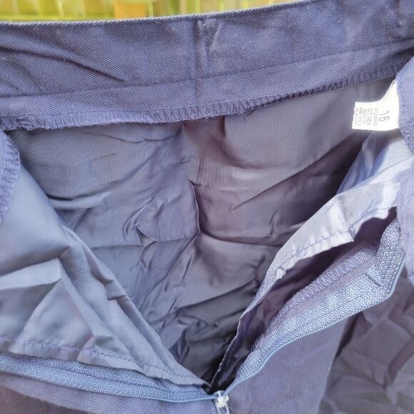 Blue Midi Skirt  - Picture 4 of 11